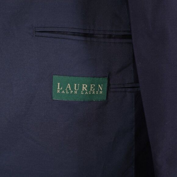 Lauren Ralph Lauren Blue Wool 2 Gold Button Blazer 46R - Picture 8 of 11